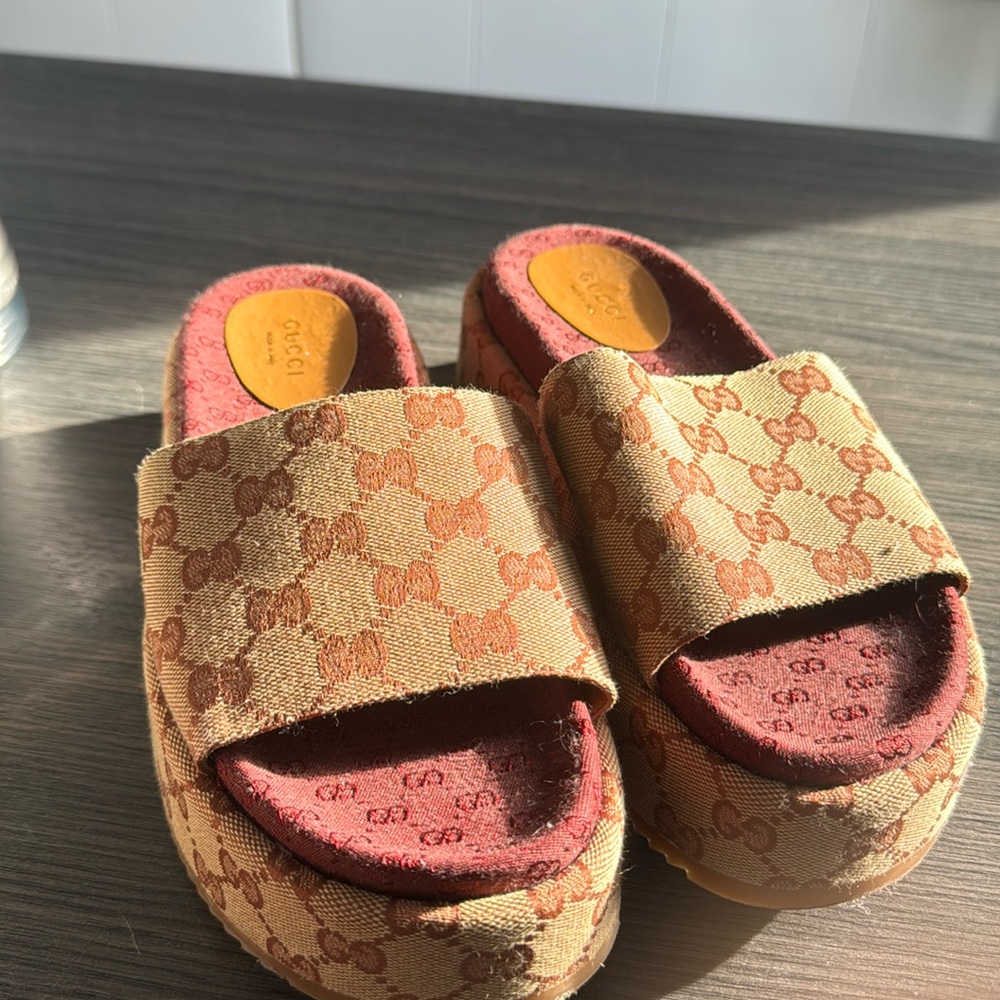Gucci platform sandals